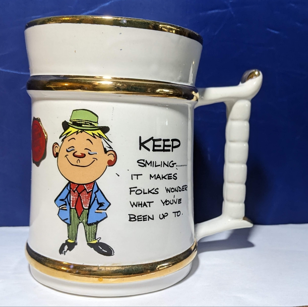 Vintage Prince William Pottery 22 Carrat Mug